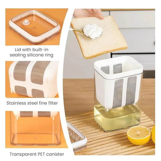 Multifunctional Yogurt Filter & Fine Mesh Strainer