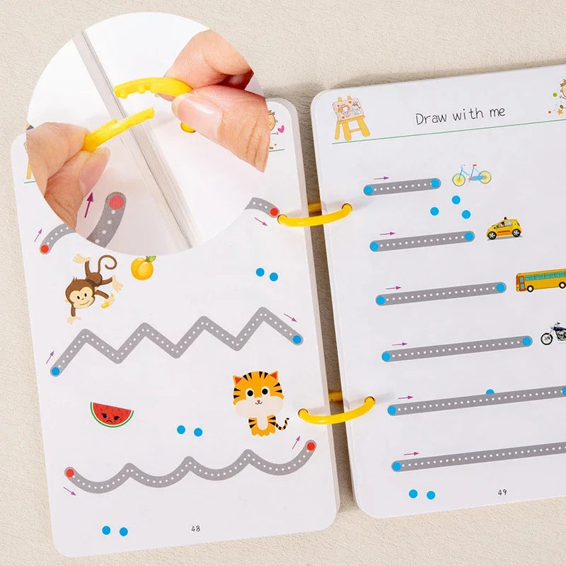 Magic Tracing Book ( 64 pages + 2 Pen & 1 Eraser )